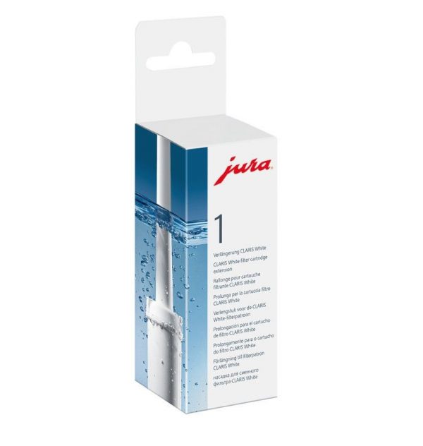 De JURA claris white filter is speciaal ontwikkeld door JURA als verlengstuk